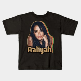 Aaliyah three colored Kids T-Shirt